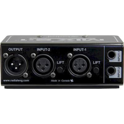 Radial Engineering MIX 2:1 2-Channel Audio Combiner & Mixer image 4