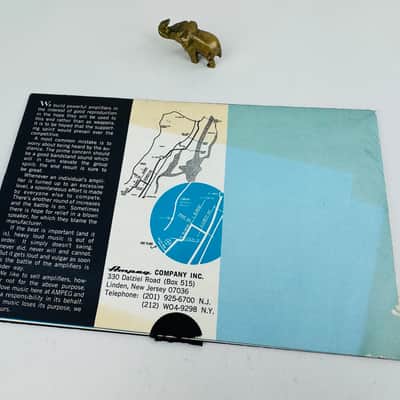 Ampeg Foldout Poster & Product Guide 1965 image 2