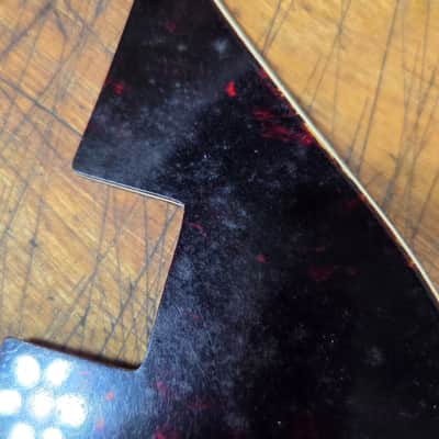 Vintage RARE 1960's Japan Conrad Teisco Violin Bass or 6 String Guitar Pickguard with Bracket Luthier Parts image 3
