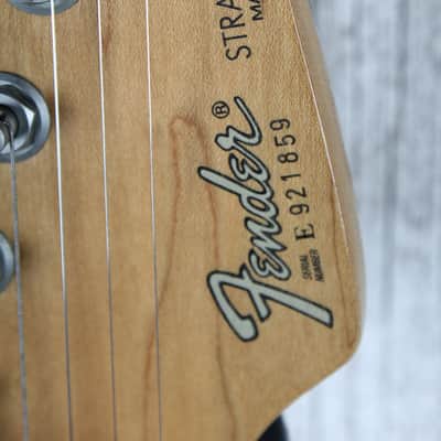Fender 1989 Stratocaster Plus Deluxe Electric Guitar Black Pearl Burst Finish image 11
