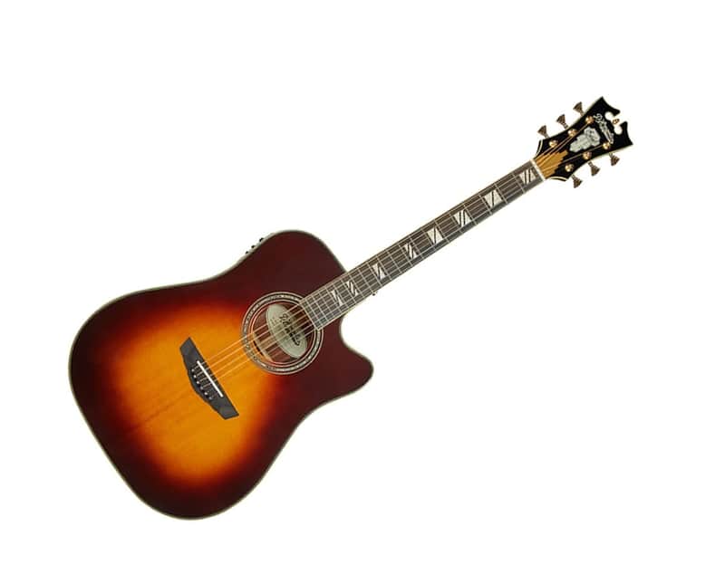 D'Angelico Excel Bowery Dreadnought with Cutaway and Electronics 2019 image 3