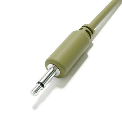 ExcelValley [Army Green | 10 cm - 3.94"] 5-Pack - Mono Modular Patch Cables Eurorack Synthesizer image 4