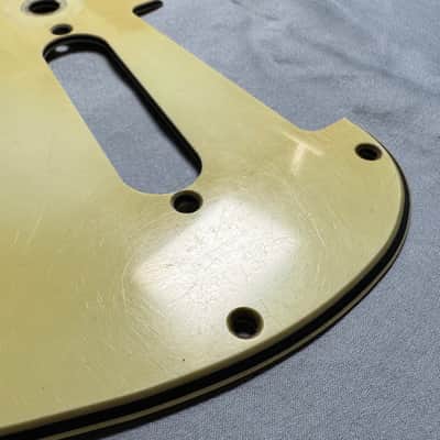 Fender Stratocaster Celluloid Nitrate Pickguard Vintage Relic Aged USA 63 - 65 1963 64 Mint Green Strat image 2
