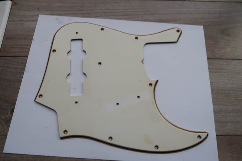 Fender Jazz Bass Pickguard 65 USA Vintage 62 thru 71 Lower finger rest 60's AVRI image 1