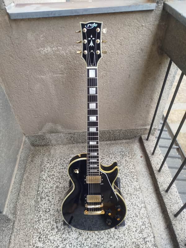 Rare Roje Zen Les Paul Custom Black Beauty – Japan 1970s | Maxon U-2000 Pickups | MIJ Vintage image 1
