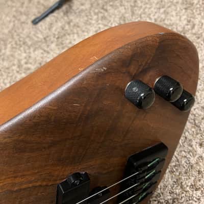 Tom Clement Custom Fretless, Dual Reverse Precision Bass image 9