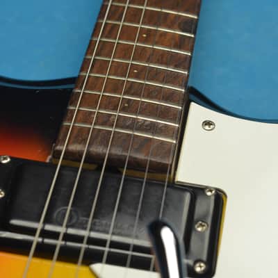 1965 Mosrite Ventures II Sunburst Electric Guitar with OHSC image 9
