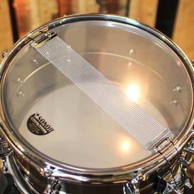 Sonor 13x7 Kompressor Black Nickel over Brass Snare Drum image 5