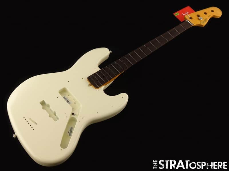 Fender American Professional II Jazz J Bass BODY & FRETLESS NECK Rosewood White image 1