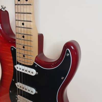 Fender Player Stratocaster Plus Top with Maple Fretboard - Aged Cherry Burst image 5