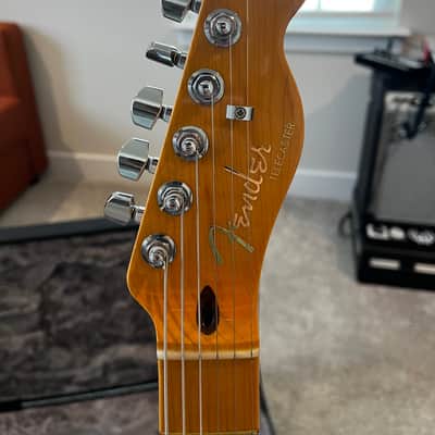 American Ultra Telecaster, Maple Fretboard Plasma Red Burst image 7