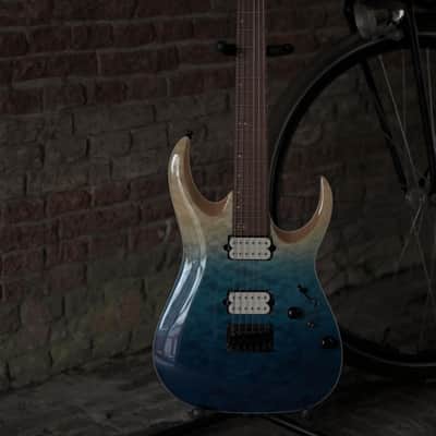 Ibanez RGA42HPQM - Blue Iceberg Gradation(BIG) image 3