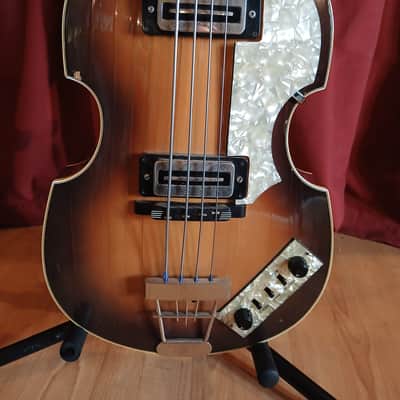 1979 - 1984 Hofner 500/1 Violin Bass - Sunburst - COA by No.Tom, Denmark Street – repaired headstock - UK image 1