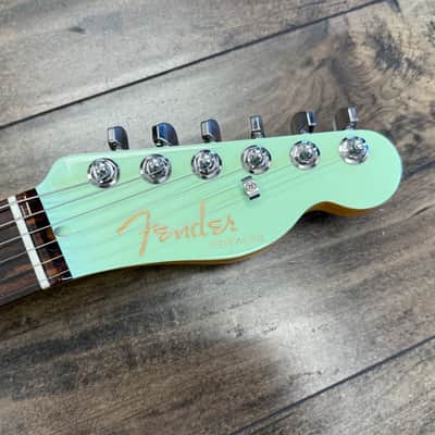 Fender American Ultra Luxe Telecaster 2021 - Surf Green Electric Guitar image 8