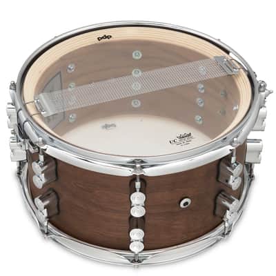 PDP LTD Maple/Walnut Snare, Natural Satin, 7x13 (PDSN0713MWNS) image 6