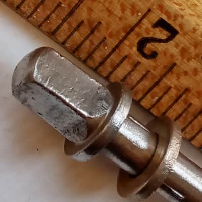 Leedy&Ludwig 1 7/8"12-24 Tall-Head Nickel T-Rod Snare/Tom Drum Tension Vintage40 image 2