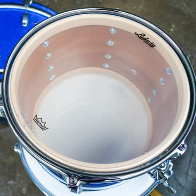 Ludwig Legacy Mahogany 22x14, 13x9, 16x16 - Blue Sparkle image 6
