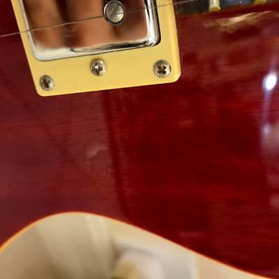 2004 Samick Avion Model AV-1/WR Greg Bennett Design,  Transparent Red image 7