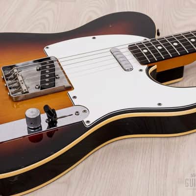 1983 Fender Telecaster Custom ‘62 Vintage Reissue TL62B-70 Sunburst A-Serial, Japan MIJ Fujigen telecaster custom 1983 - vintage sunburst image 16