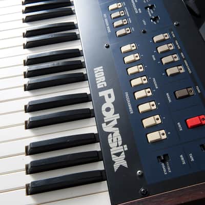 Vintage Korg PolySix analog synthesizer - serviced, calibrated and tuned (1980s), in original box
