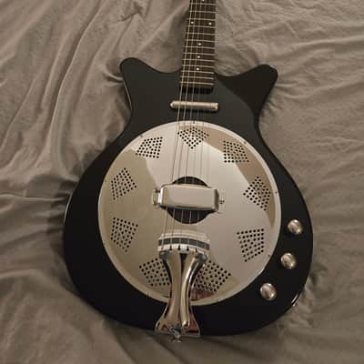 Danelectro SW RES59 BLK - Electric Resonator Guitar - Black Gloss - Like New image 1