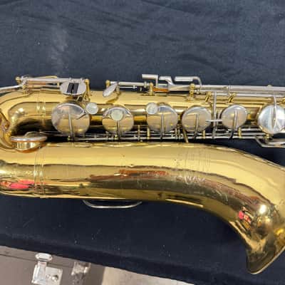 Vintage Buescher Aristocrat Bb Tenor Sax Saxophone with Original Case and Mouthpiece image 6