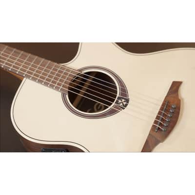 Lag T218ACE Auditorium Cutaway Acoustic-Electric, Natural. New with Full Warranty! image 21