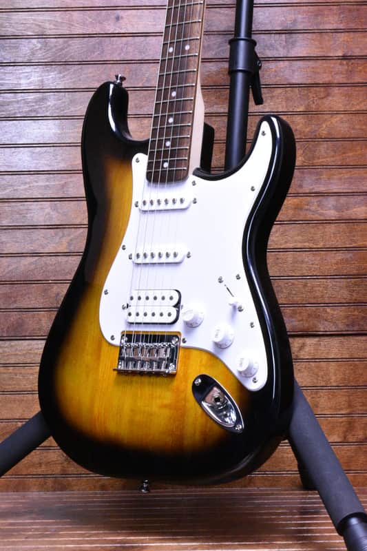 Squier Bullet Strat HSS Brown Sunburst image 1