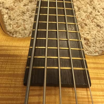 Warwick FNA 5 String Bass 1998 Natural (Wenge Neck / Fingerboard, OHSC) image 6