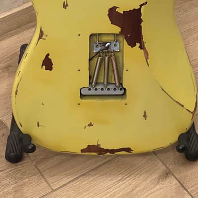 Hendrix Inspired Custom Stratocaster Style Relic Guitar Mahogany not Fender image 15