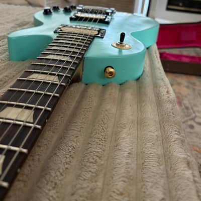 Gibson Les Paul Studio 2013 - Hidden Sea Glass - Teal image 7