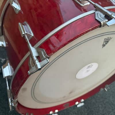 Tama Superstar 22x14 Bass Drum Cherry Wine - 80's image 14