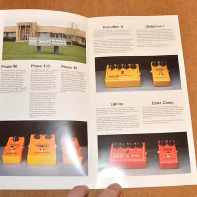MXR MXR vintage catalog booklet brochure Block Letters all guitar pedals B image 3