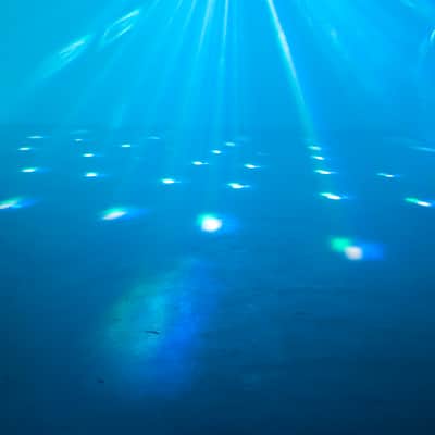 American DJ ADJ MINI DEKKER RGBW LED DMX Multi-Beam Derby/Strobe Effect Light image 4