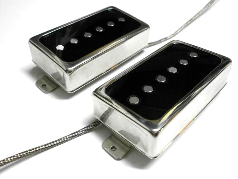 Humbucker Size Hybrid Pickups SET Strat Tone Alnico 5 ROD Magnets Like Fender Stratocaster PAF Q image 1