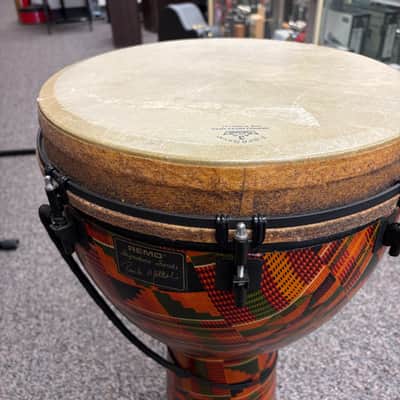 Remo 14'' Djembe, Paulo Mattioli Signature, Used image 4