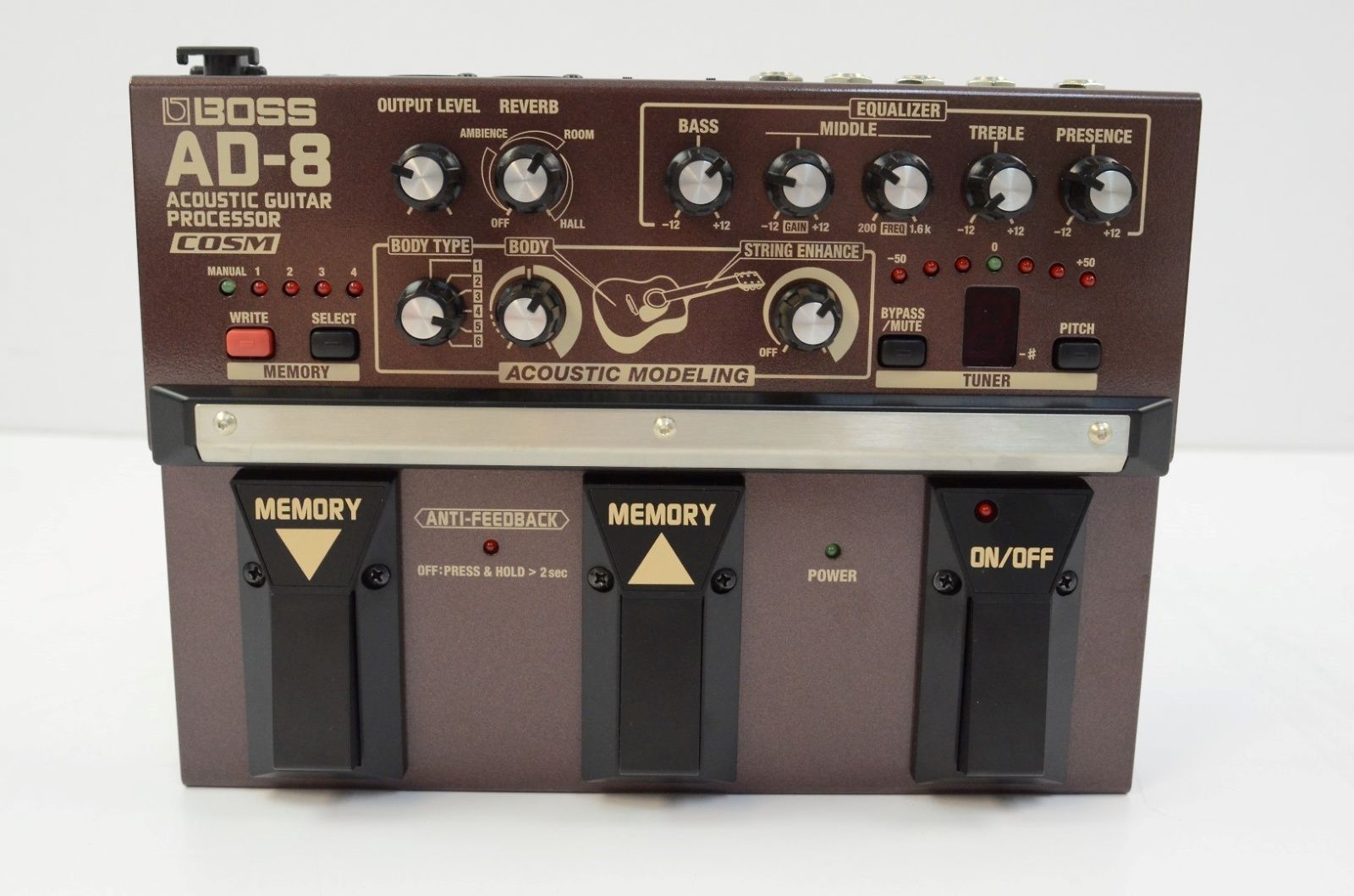 Boss AD-8 Acoustic Guitar Processor Pedal | Reverb