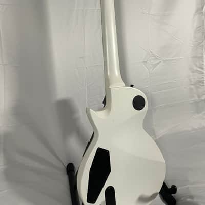 ESP LTD EC-407 with Rosewood Fretboard 2012 - 2014 Snow White Satin image 10