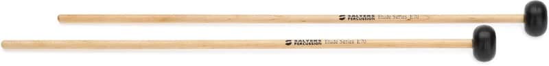 Immagine Salyers Percussion E70 Etude Series Rubber Mallets - Hard Birch (2-pack) Bundle - 1
