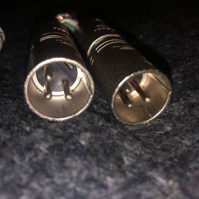 Switchcraft Neutrik Pair of Male 1/4" TRS to Female XLR - Includes Neutrik male to male XLR gender changers 2015 image 4