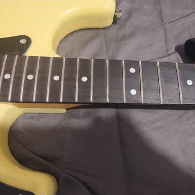 Custom Strat styled locking tuners thick straight neck tremolo image 3