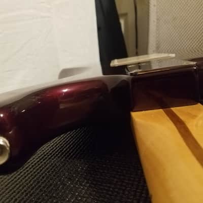 Fender Standard Stratocaster HSS 2006 60th Anniversary Midnight Wine Red Humbucker Maple Neck MIM image 19