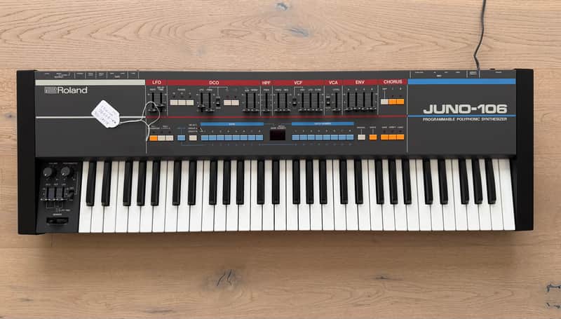 Roland Juno-106 61-Key Programmable Polyphonic Synthesizer 1984 - 1985 (Serviced / Warranty) image 1