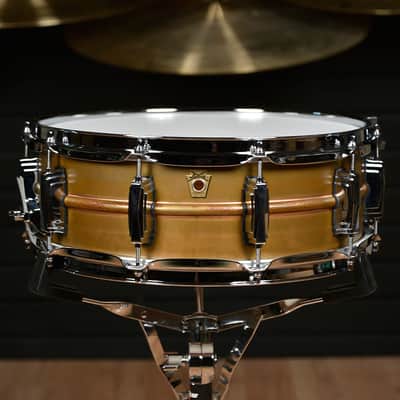 Ludwig 5x14 Raw Copper Phonic Snare Drum image 1