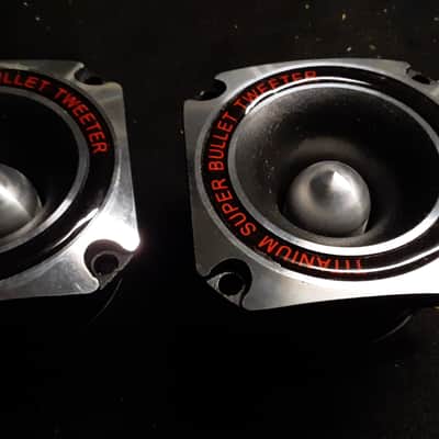 TWEETER ALUMINUM BULLET TWEETER JBL STYLE PHASE PLUG 8 OHM REPLACEABLE DIAPHRAGM image 2