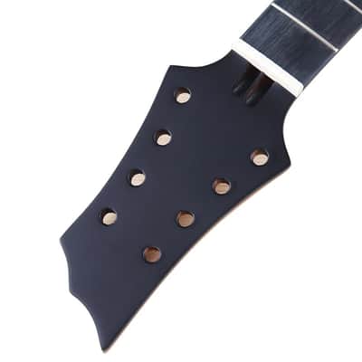 Okoume 8-String Guitar Neck, 24 Fret, Artificial Rosewood Fretboard image 8