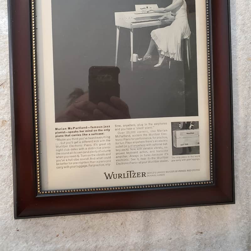 1961 Wurlitzer Marian McPartland B & W