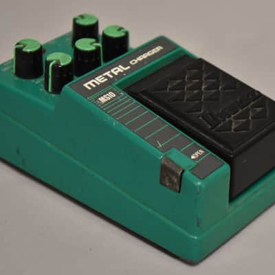 1990s Ibanez MS10 Metal Charger Overdrive Distortion Effects Pedal Green MIJ image 2
