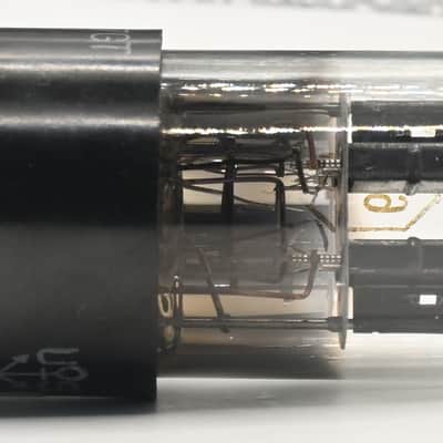 2x1950's Sylvania JAN 6SN7GT Black Pates Made in USA Amplitrex Tested Tube image 9