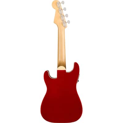 Fender Fullerton Strat Uke Candy Apple Red - Concert Ukulele image 2